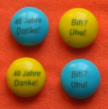 selbst gestaltete M&M