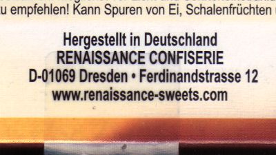 Postadresse mit Web-Adresse