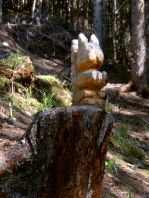 Eichhörnchen aus Holz