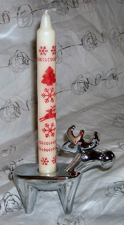 Chrom-Kerzenst&auml;nder