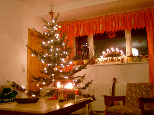 Weihnachtsbaum 2005 bei Familie Nitsche