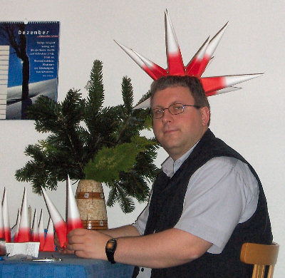 Christoph mit Herrenhuter Strahlen